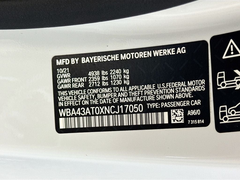 2022 BMW 430i xDrive 430i xDrive