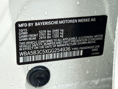 2016 BMW 5 Series 535i xDrive