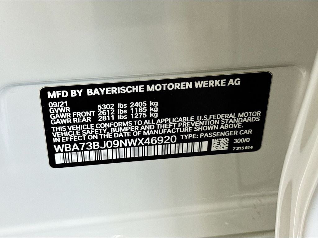 2022 BMW 5 Series 540i xDrive