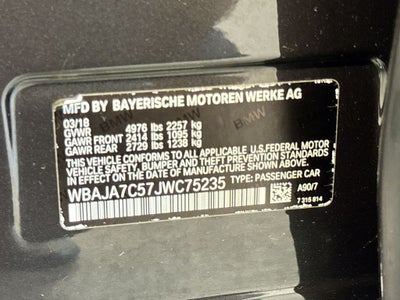 2018 BMW 530i xDrive 530i xDrive
