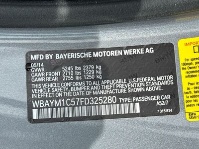 2015 BMW 6 Series 650i xDrive