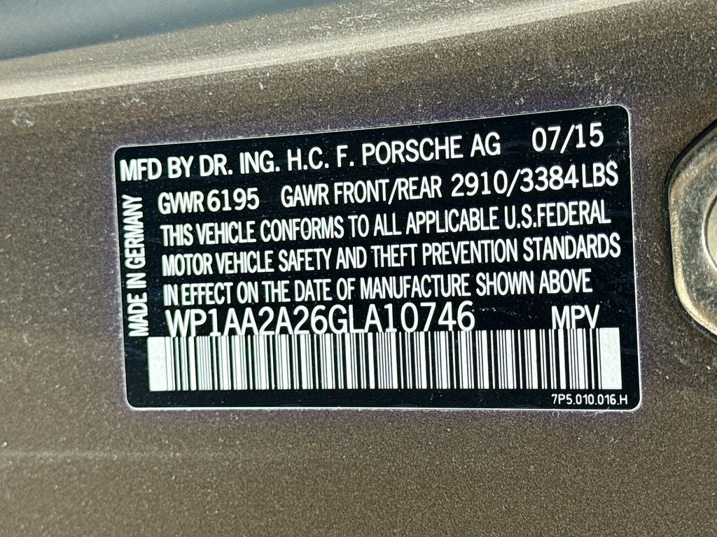 2016 Porsche Cayenne Base