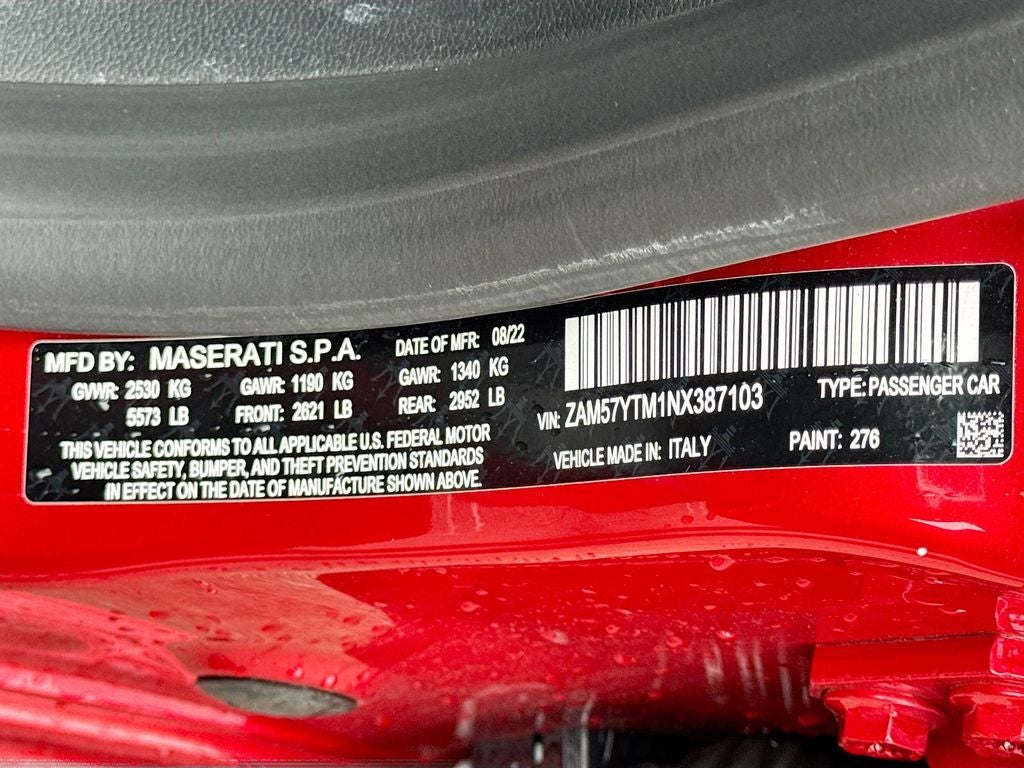 2022 Maserati Ghibli Modena Q4