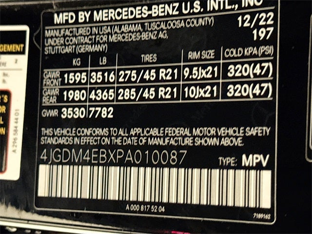 2023 Mercedes-Benz EQS 580 4MATIC®