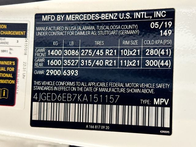 2019 Mercedes-Benz GLE GLE 43 AMG® 4MATIC®