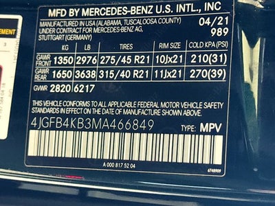 2021 Mercedes-Benz GLE GLE 350 4MATIC®