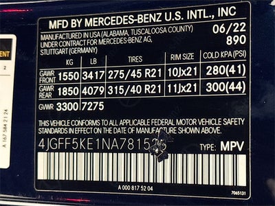 2022 Mercedes-Benz GLS GLS 450 4MATIC®