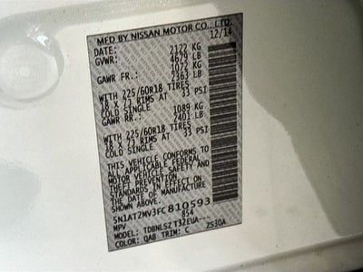 2015 Nissan Rogue SL