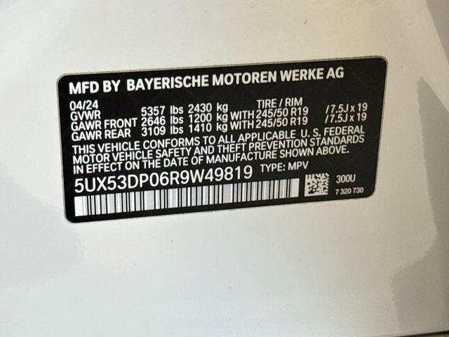 2024 BMW X3 xDrive30i