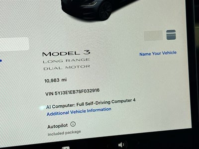 2025 Tesla Model 3 Long Range