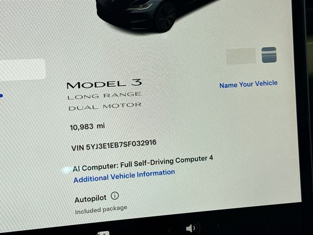 2025 Tesla Model 3 Long Range
