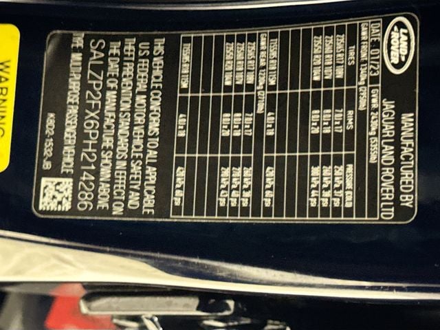 2023 Land Rover Range Rover Evoque SE