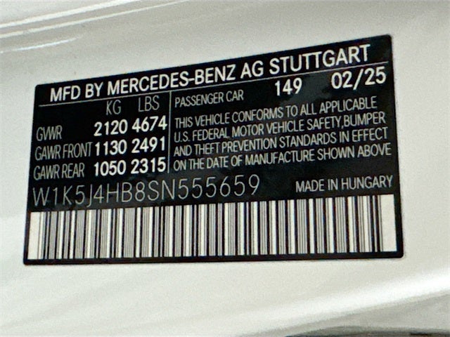 2025 Mercedes-Benz CLA CLA 250 4MATIC®