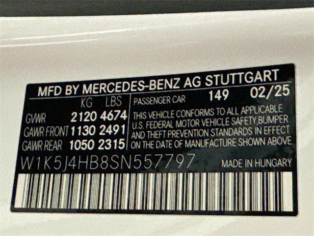 2025 Mercedes-Benz CLA CLA 250 4MATIC®