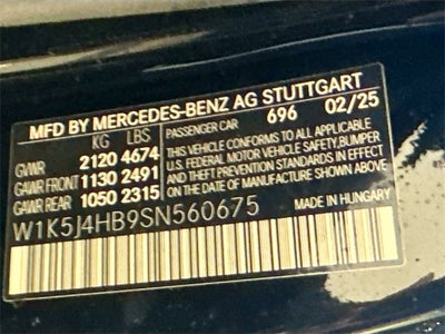 2025 Mercedes-Benz CLA CLA 250 4MATIC®