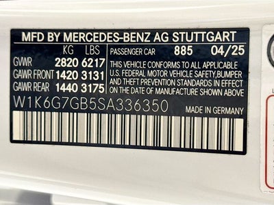 2025 Mercedes-Benz S-Class S 580 4MATIC®