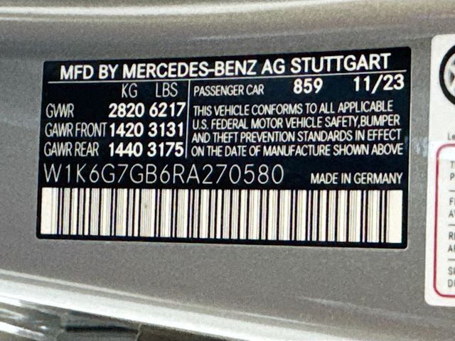 2024 Mercedes-Benz S-Class S 580 4MATIC®