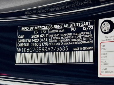 2024 Mercedes-Benz S-Class S 580 4MATIC®