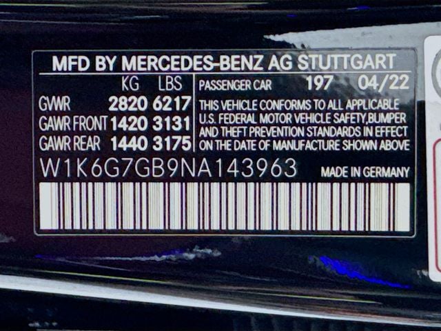 2022 Mercedes-Benz S-Class S 580 4MATIC®