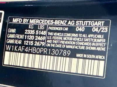 2023 Mercedes-Benz C-Class C 300 4MATIC®