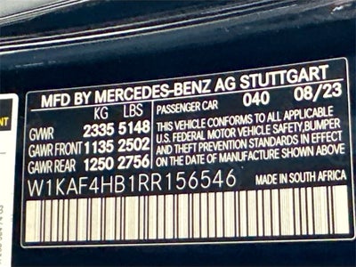 2024 Mercedes-Benz C-Class C 300 4MATIC®
