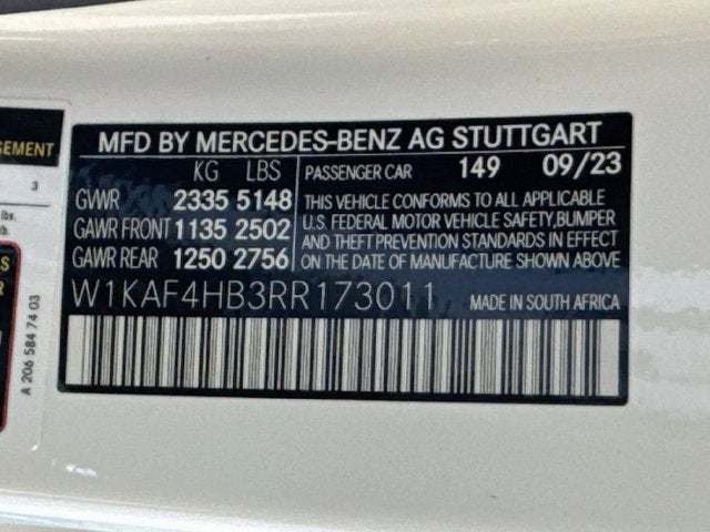 2024 Mercedes-Benz C-Class C 300 4MATIC®