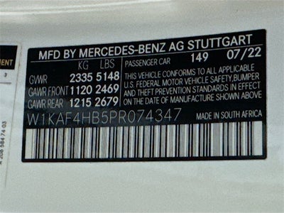 2023 Mercedes-Benz C-Class C 300 4MATIC®