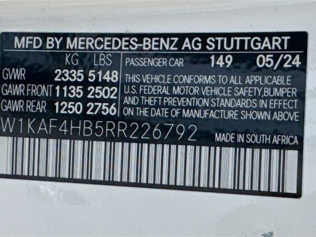 2024 Mercedes-Benz C-Class C 300 4MATIC®