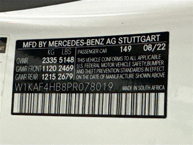 2023 Mercedes-Benz C-Class C 300 4MATIC®