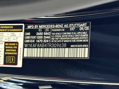2026 Mercedes-Benz C-Class C 63 S AMG® 4MATIC®