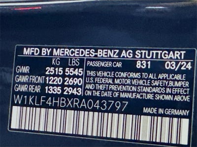 2024 Mercedes-Benz E-Class E 350 4MATIC®