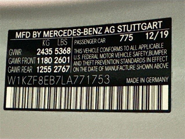 2020 Mercedes-Benz E-Class E 350 4MATIC®