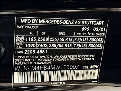 2021 Mercedes-Benz GLB GLB 250 4MATIC®