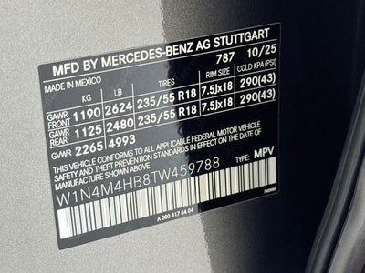 2026 Mercedes-Benz GLB GLB 250 4MATIC®