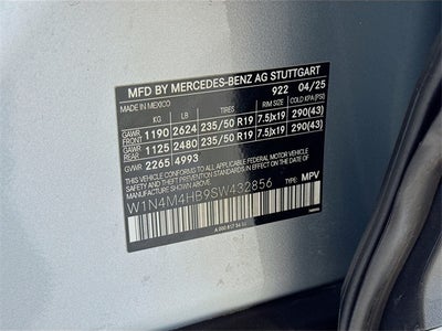 2025 Mercedes-Benz GLB GLB 250 4MATIC®