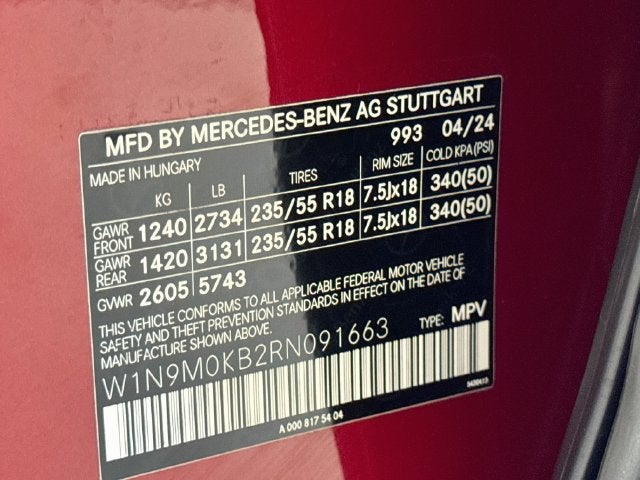 2024 Mercedes-Benz EQB 300 4MATIC®