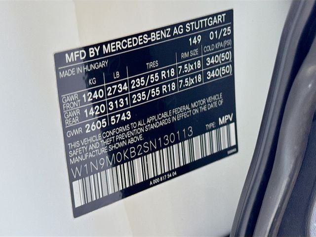 2025 Mercedes-Benz EQB 300 4MATIC®