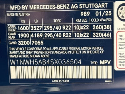 2025 Mercedes-Benz G-Class G 63 AMG® 4MATIC®