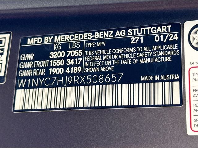 2024 Mercedes-Benz G-Class G 63 AMG® 4MATIC®