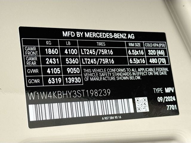 2025 Mercedes-Benz Sprinter 2500 Crew 144 WB