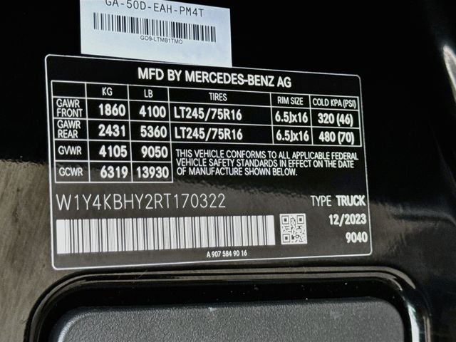 2024 Mercedes-Benz Sprinter 2500 Cargo 144 WB