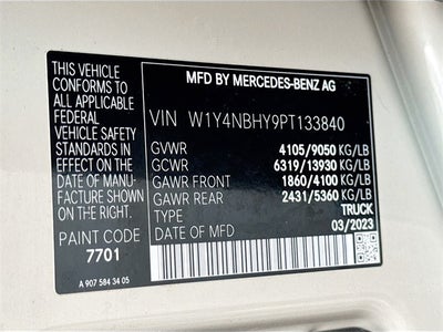2023 Mercedes-Benz Sprinter 2500 Cargo 144 WB