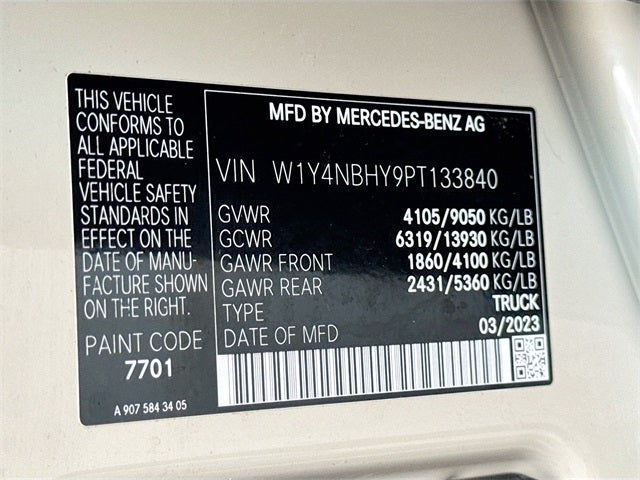 2023 Mercedes-Benz Sprinter 2500 Cargo 144 WB