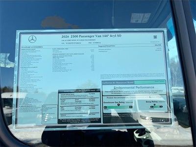 2026 Mercedes-Benz Sprinter 2500 Passenger 144 WB