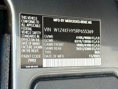 2024 Mercedes-Benz Sprinter 2500 Passenger 144 WB