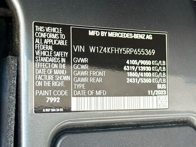 2024 Mercedes-Benz Sprinter 2500 Passenger 144 WB