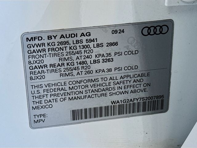 2025 Audi Q5 e 55 Premium S Line