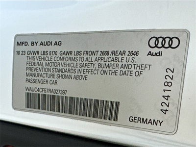 2024 Audi S5 Sportback Premium Plus quattro