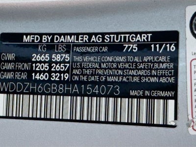 2017 Mercedes-Benz E-Class E 400 4MATIC®