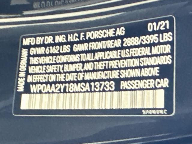 2021 Porsche Taycan Base